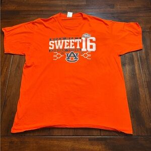 Orange Auburn Tigers Sweet 16 T-Shirt Size XL